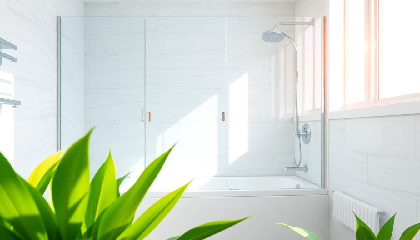 Gestalte dein Badezimmer neu mit der eleganten sonni Duschkabine und stilvollen Akzenten.