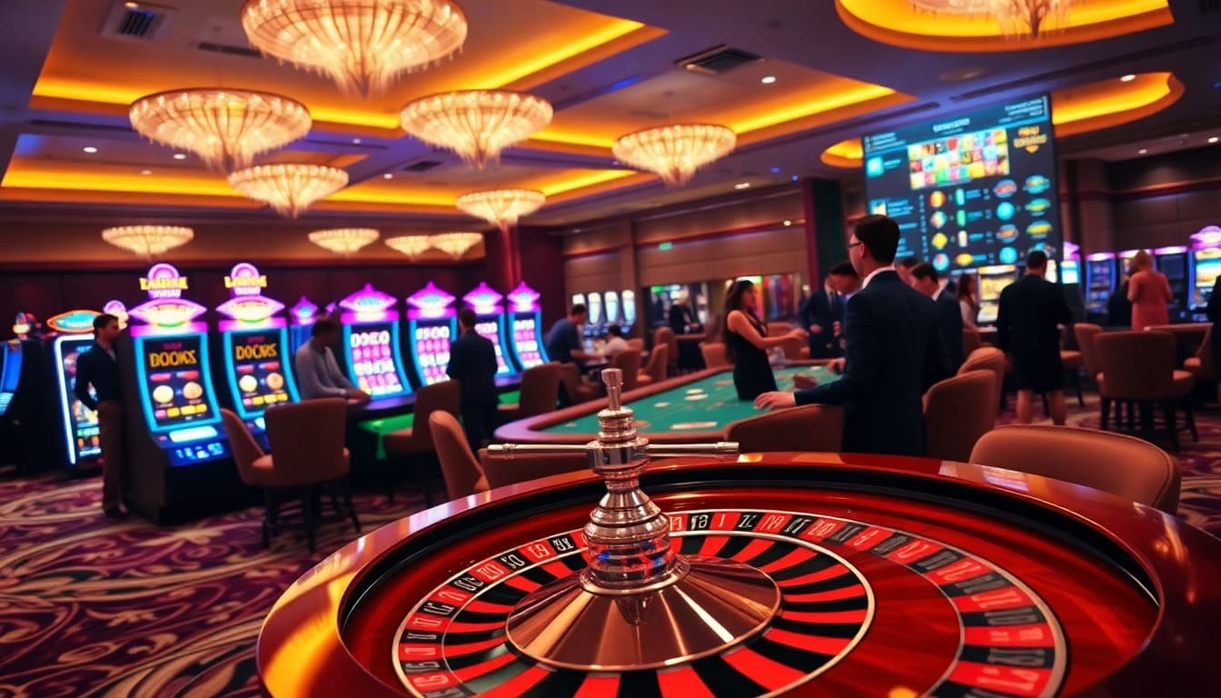Découvrez l'excitation du casino en ligne France avec des tables de jeu vibrantes et des joueurs palpitants.