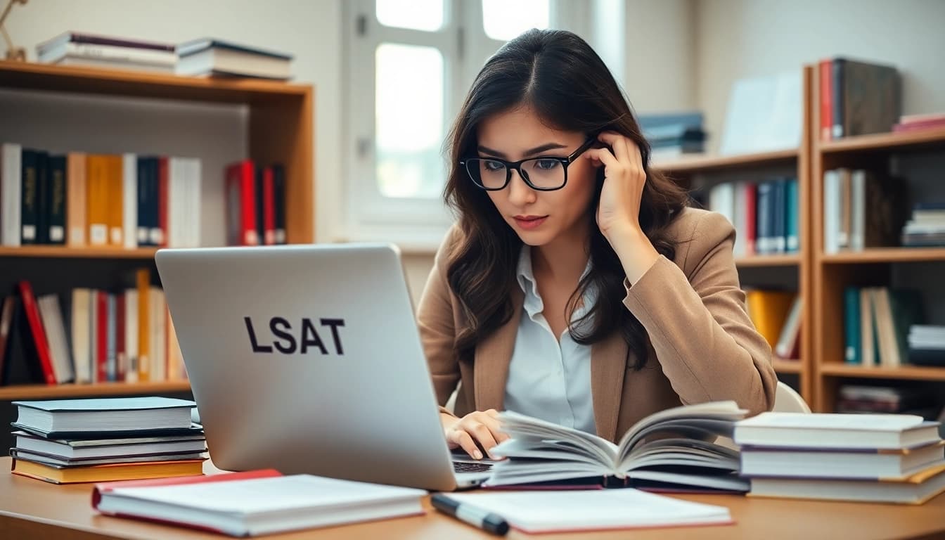 Hire someone to take lsat for you while a stressed student studies in a cozy setting.