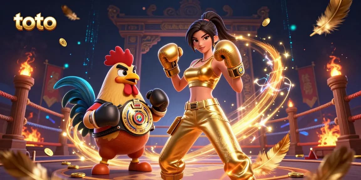 Engage in exciting toto boxing-themed adventure with dynamic characters and rich casino elements.