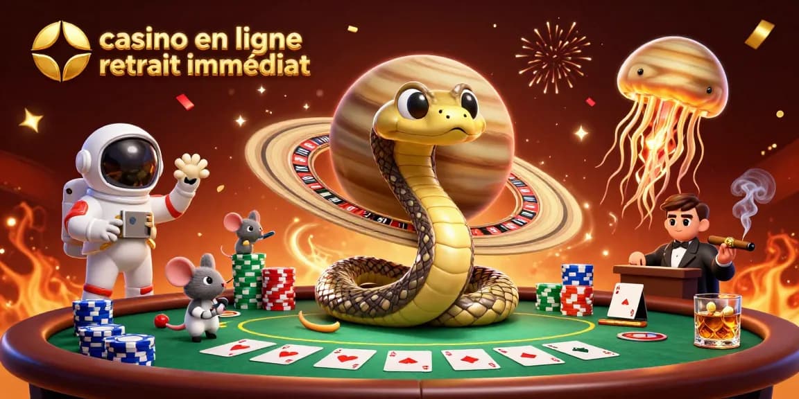 Jouez au casino en ligne avec retrait immédiat pour des gains rapides dans un univers ludique captivant.
