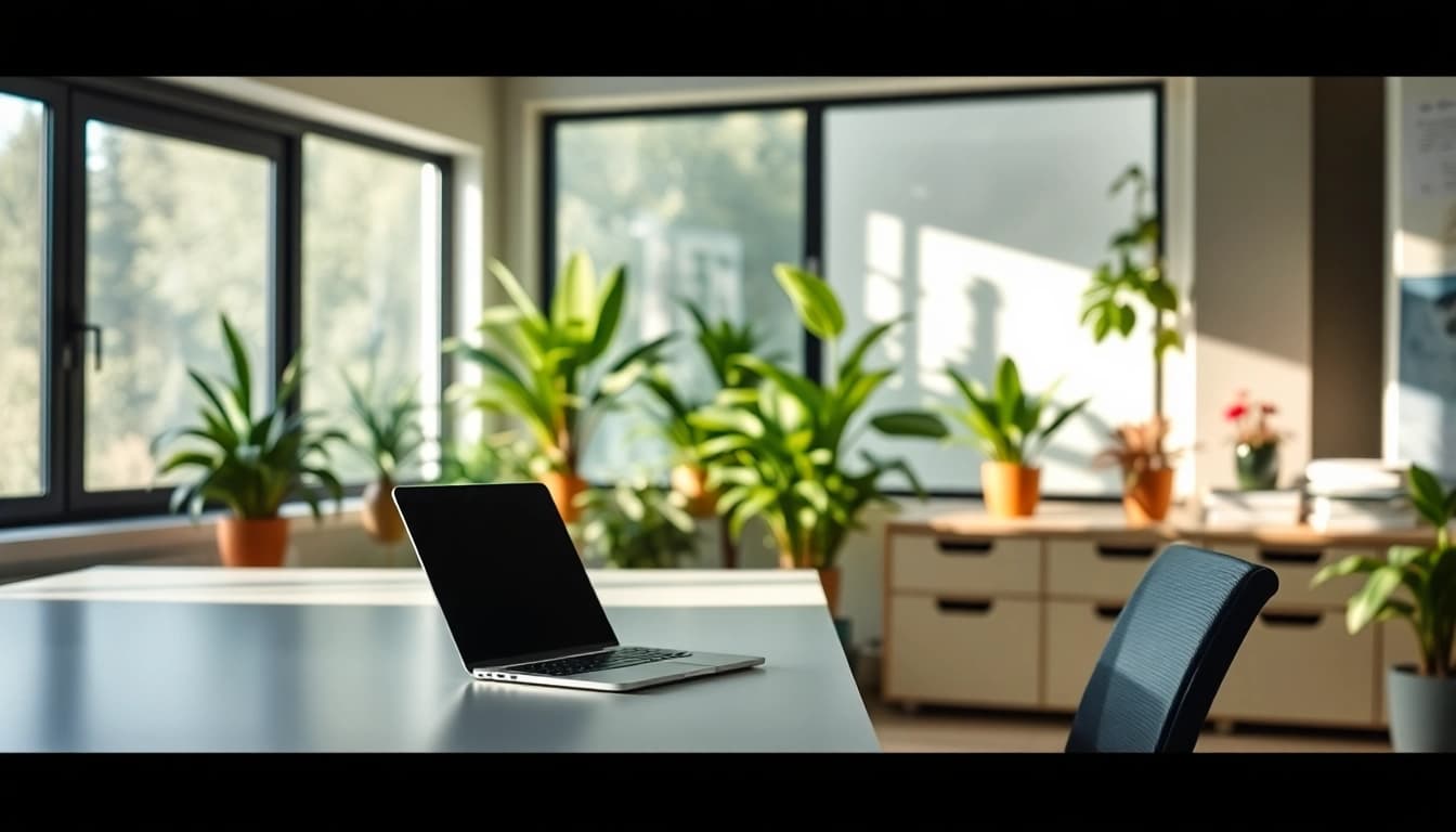 Find my true calling with a professional working in a serene office environment.