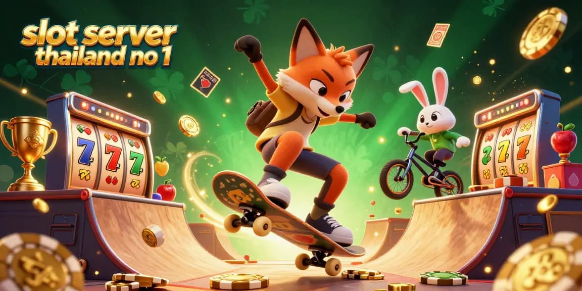 Experience the excitement at slot server thailand no 1 with vibrant 3D casino elements and engaging characters.