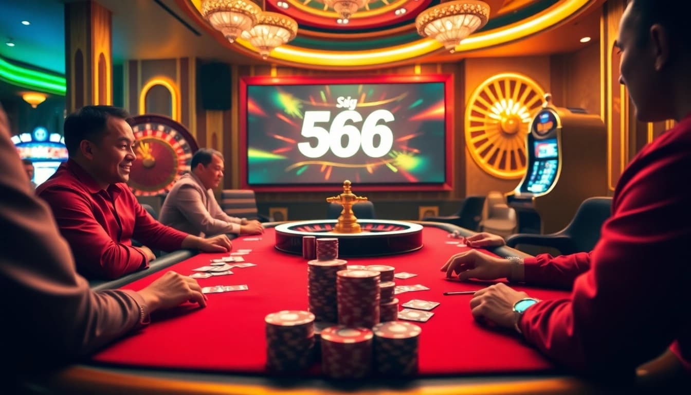 Experience the thrill of Số Đỏ 66 at an exciting casino table filled with action.