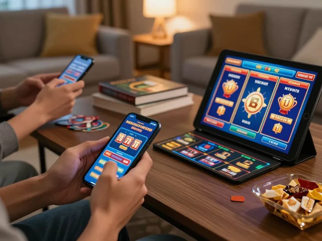 Engaging in slot online games at home using smartphones and tablets in a cozy environment