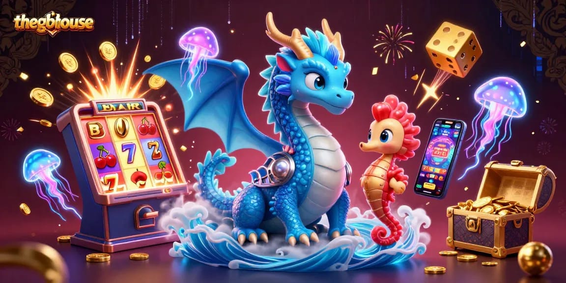 Experience vibrant thrills at thegbhouse with this immersive casino illustration.