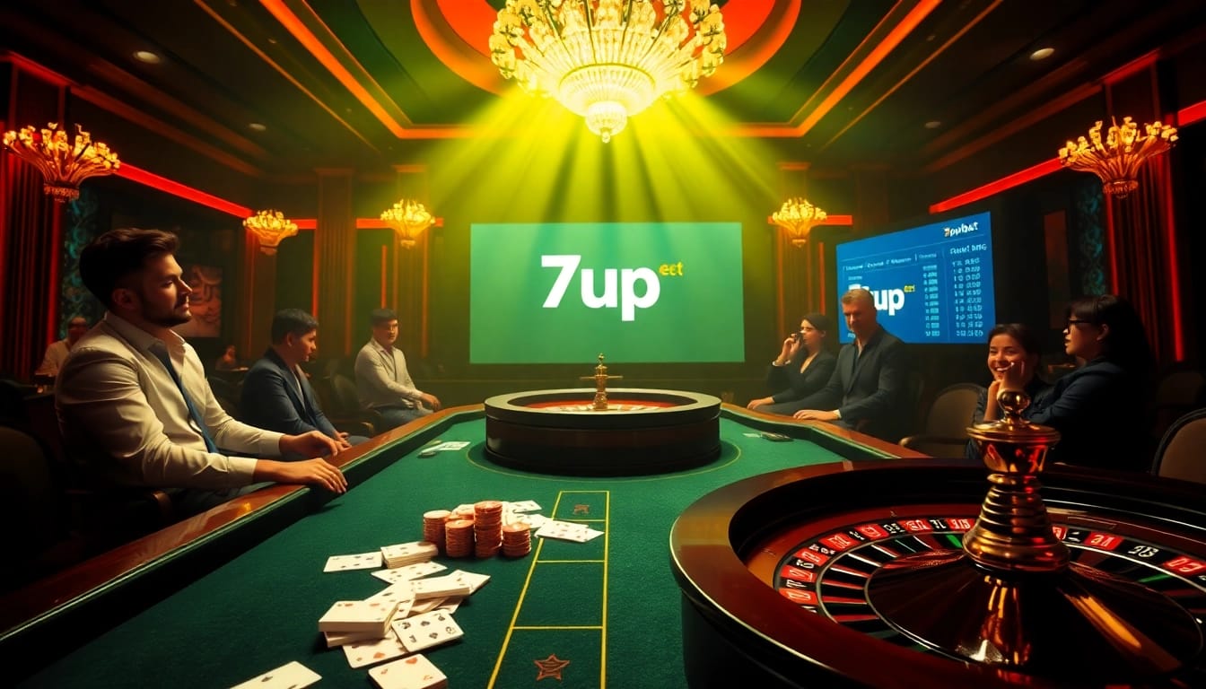 Experience the thrill of 7upbet with casino tables and live betting odds.