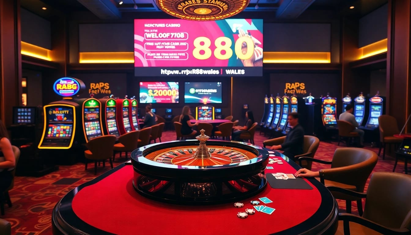 Experience high-stakes gaming at https://rr88.wales/ with vibrant roulette and slot machines.