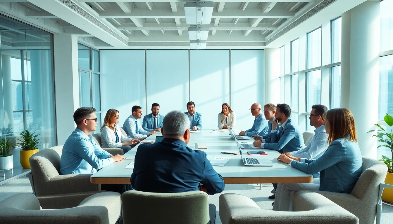 Engage in Acquisition Planning discussion among diverse professionals in a modern office setting.