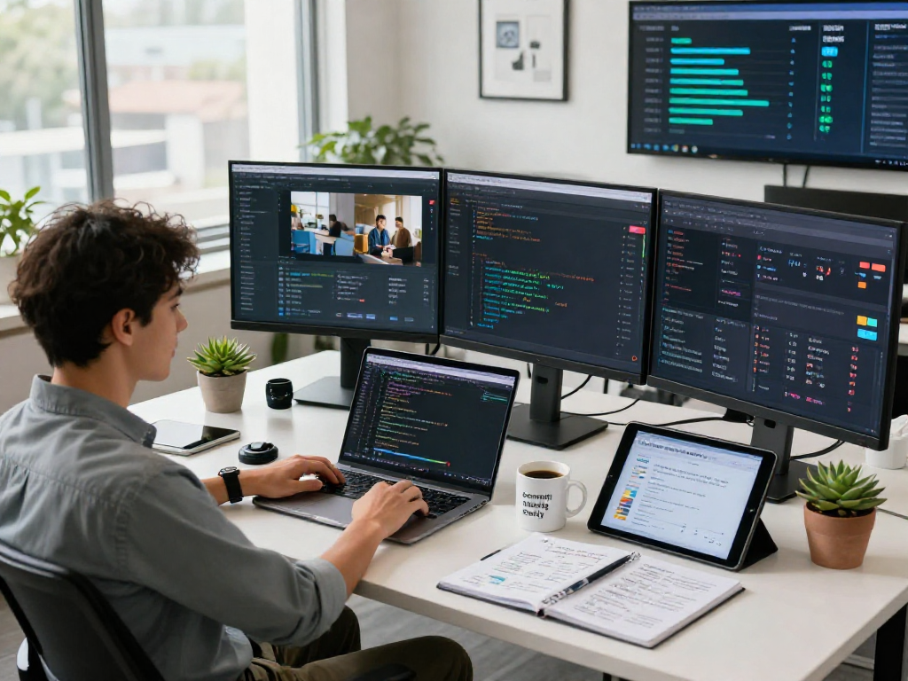 AI image detector in action at a content moderation workspace with live analytics displayed.
