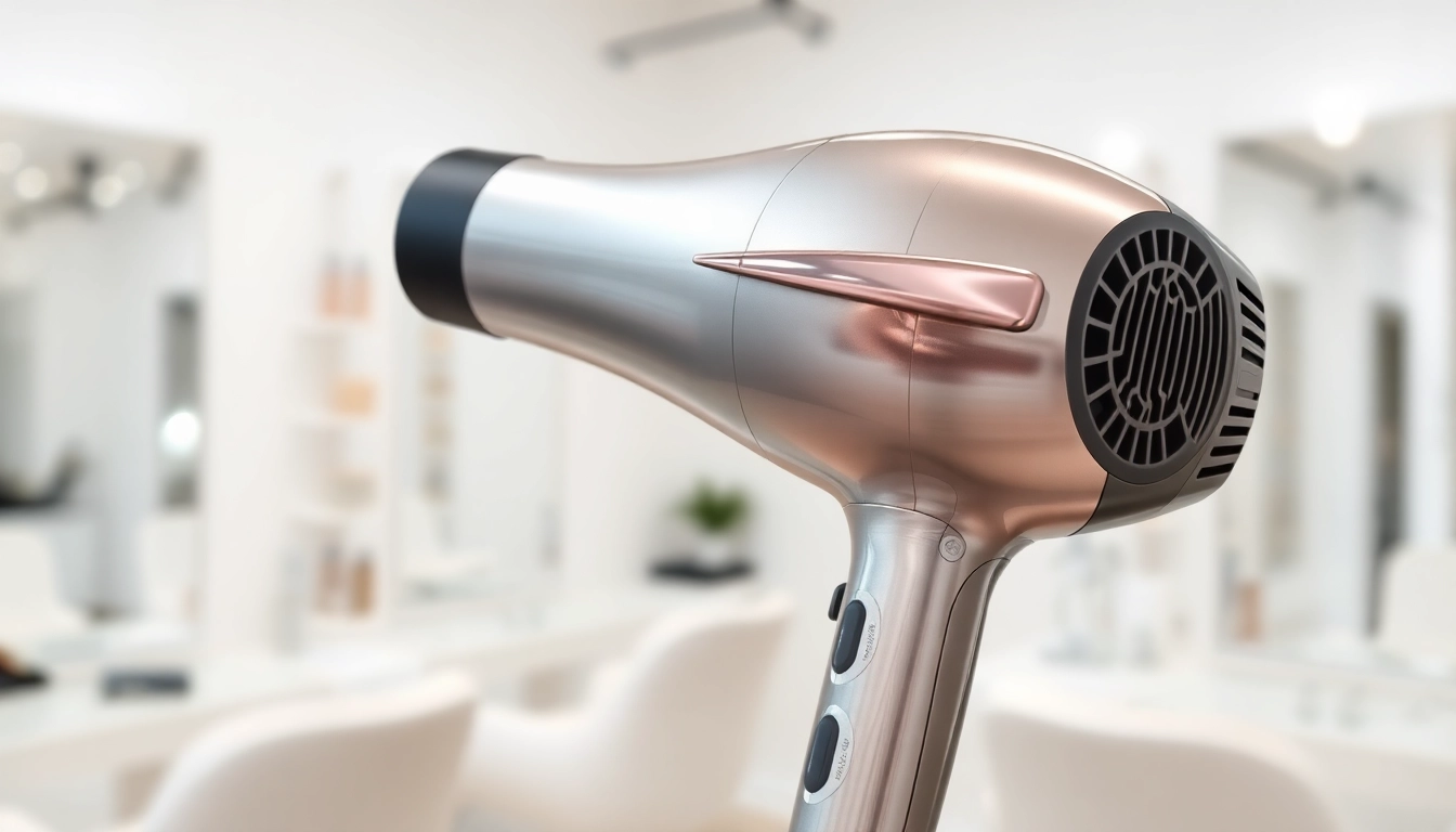 Use a hair dryer for frizzy hair to achieve sleek, smooth results in a professional environment.