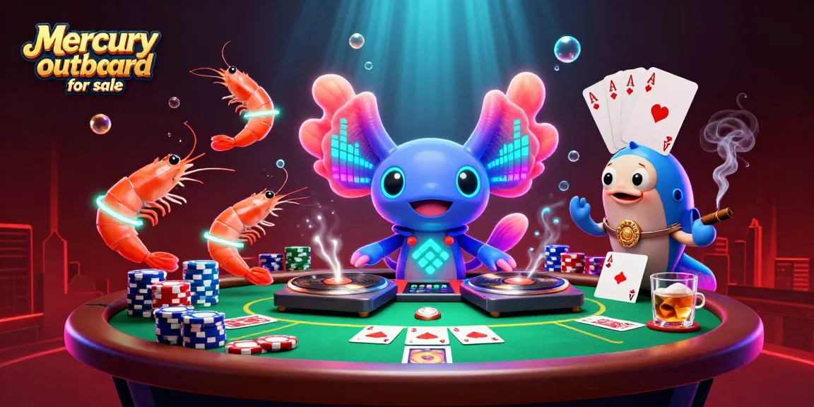 Catch winning opportunities with Mercury outboard for sale, featuring a lively casino scene.