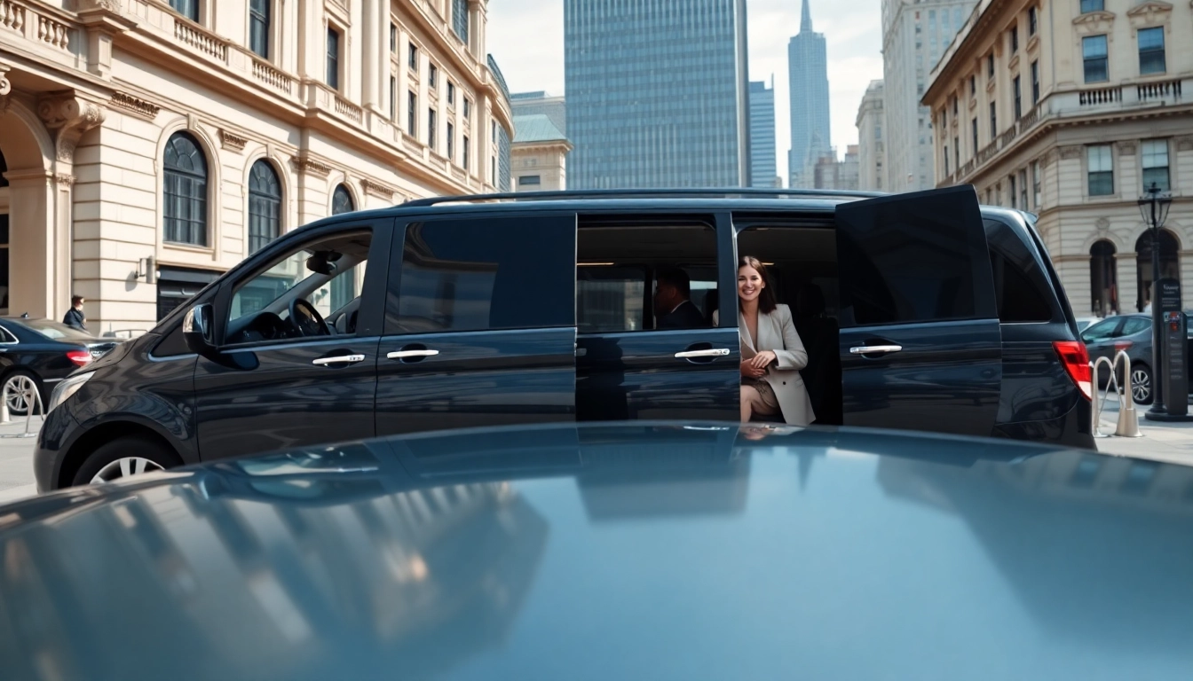 Experience seamless Private Airport Transfers with professional drivers welcoming clients at an urban setting.