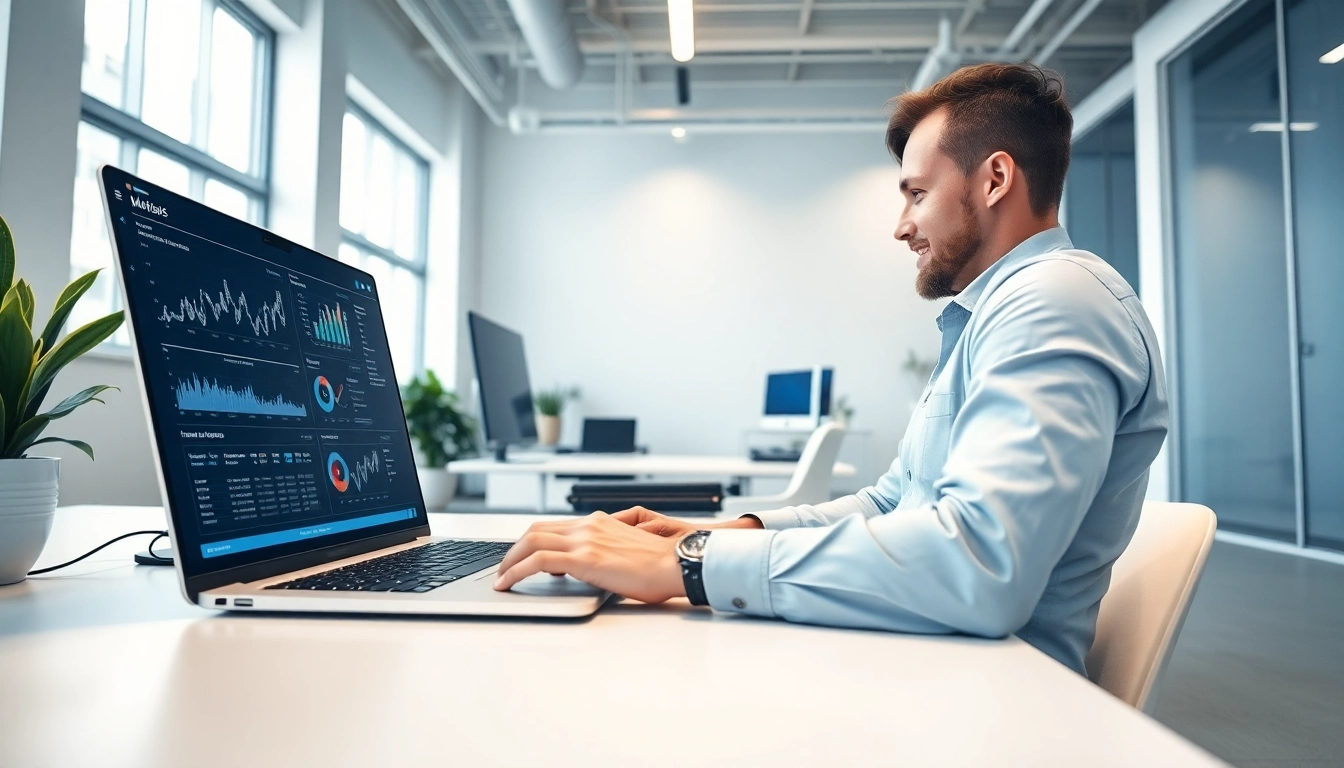 Visualizing linkedin sales navigator data extraction on a modern workspace screen.