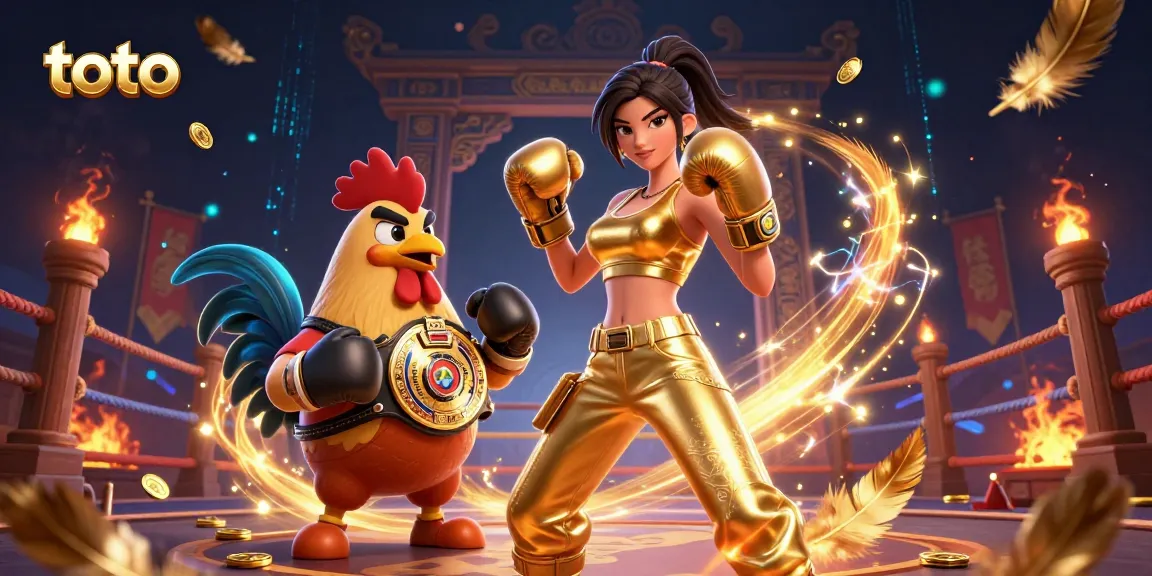Engage in exciting toto boxing-themed adventure with dynamic characters and rich casino elements.