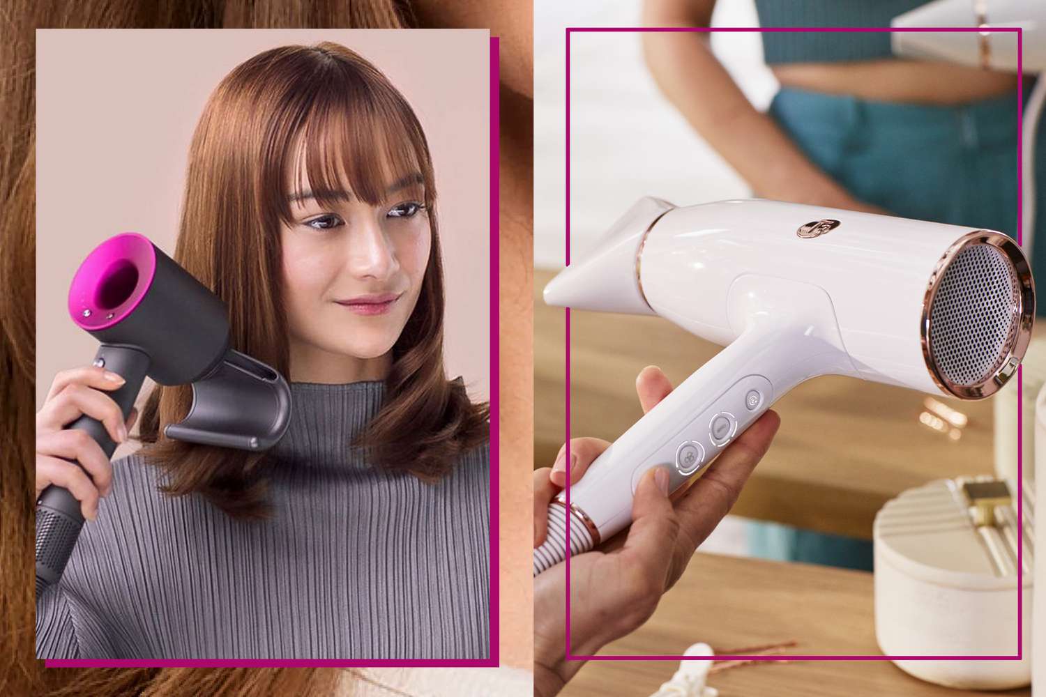 Luxury Hair dryer for fine hair with Sleek Design