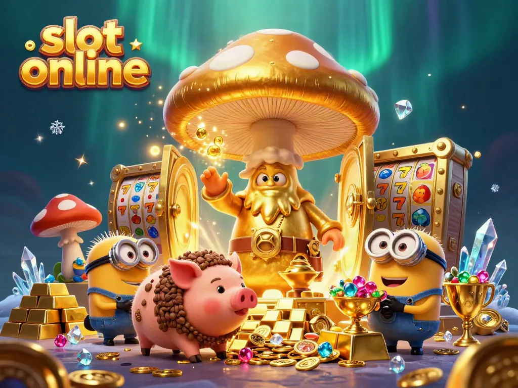 Putar slot online dengan pesona si penyihir jamur emas dan harta berlimpah