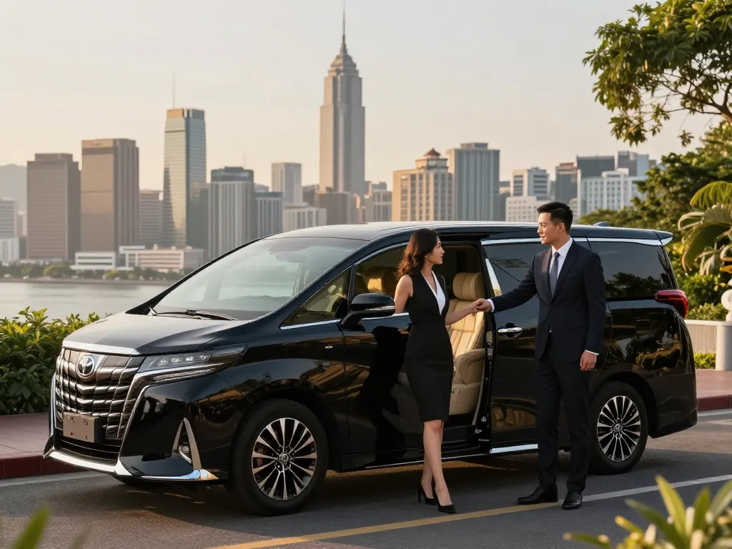 Trải nghiệm sự sang trọng với cho thuê xe Toyota Alphard, một phương tiện thời thượng trong môi trường đô thị thanh lịch