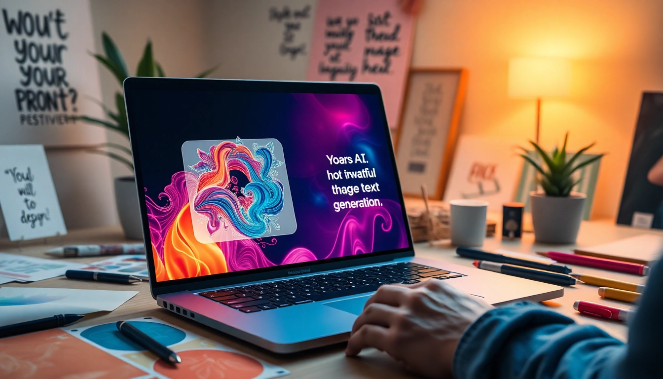 Transform your creativity with image to prompt ai on a sleek laptop.