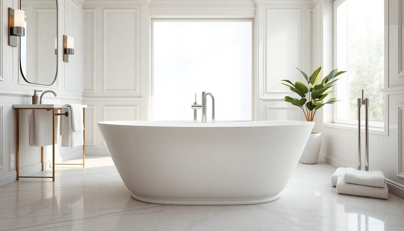 Transform your space with elegant bathrooms featuring luxurious design elements and serene ambiance.