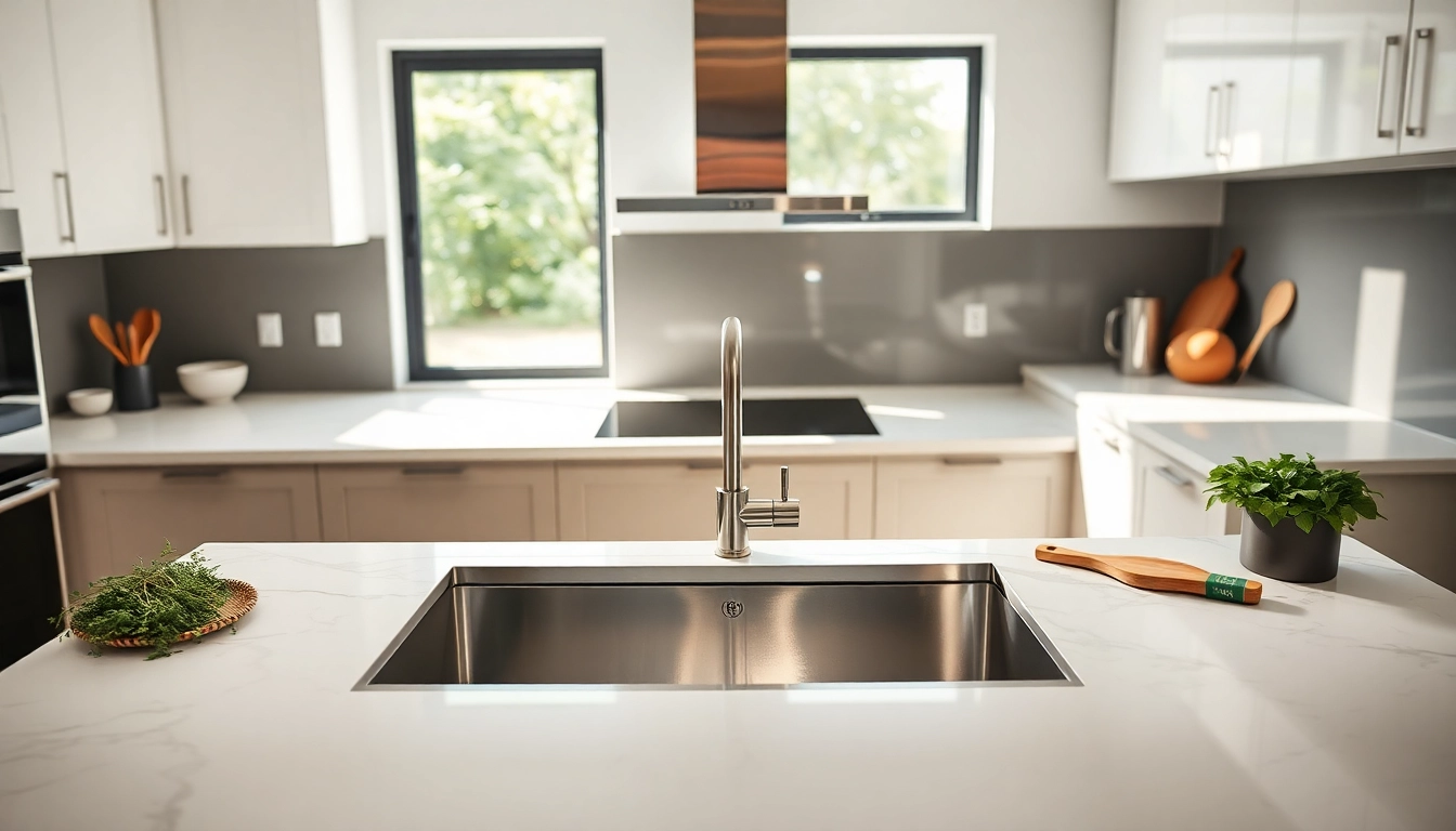 Transform your kitchen with a stylish steel sink, highlighting its sleek design and functional elegance.