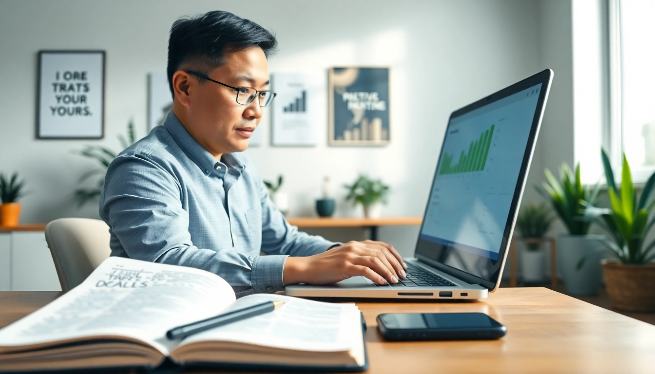 Professional SEO Malaysia expert analyzing data trends in a modern office environment.