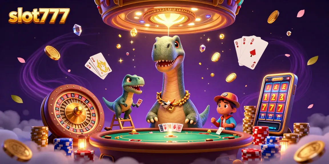 Experience high excitement at slot777 casinos with vibrant colors, animated characters, and dynamic gaming elements.