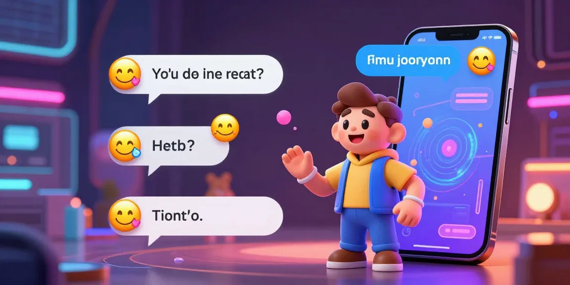 Engaging AI nsfw chat experience with a vibrant digital character and interactive dialogue elements.