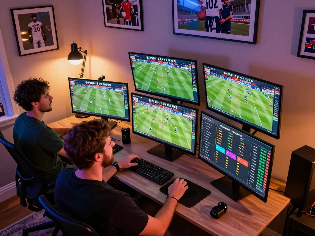 Cakhiatv user engaged in active sports betting, focused on live game statistics and betting options