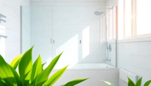 Gestalte dein Badezimmer neu mit der eleganten sonni Duschkabine und stilvollen Akzenten.