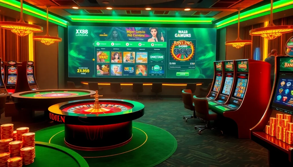Engage in thrilling gameplay at https://xx88.pizza/ with vibrant casino tables and dynamic gaming interfaces.