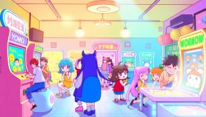 Engage with thrilling Yono games featuring colorful characters and a vibrant game room atmosphere.