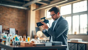 Premium photography benefits highlighted by a professional photographer capturing high-quality product images.