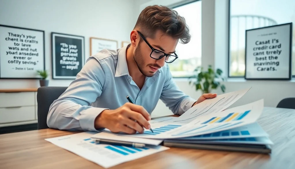 신용카드 현금화 분석하는 전문가의 모습과 자료들