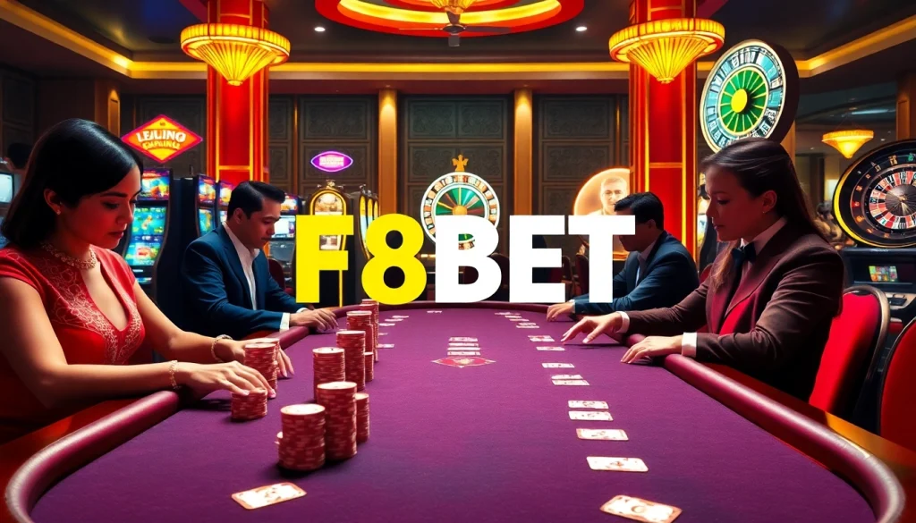 Experience high-stakes gaming at F8BET with exciting tables and slots offering Link F8BET.