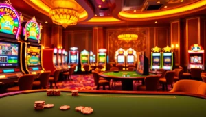 Experience thrilling online casinos in Canada with vibrant games and luxurious settings.