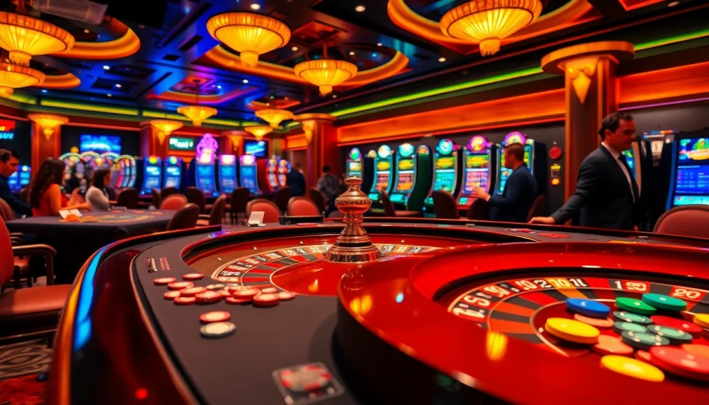 Experience the excitement of high-stakes gaming at https://xx88.us/ with a luxurious casino scene.
