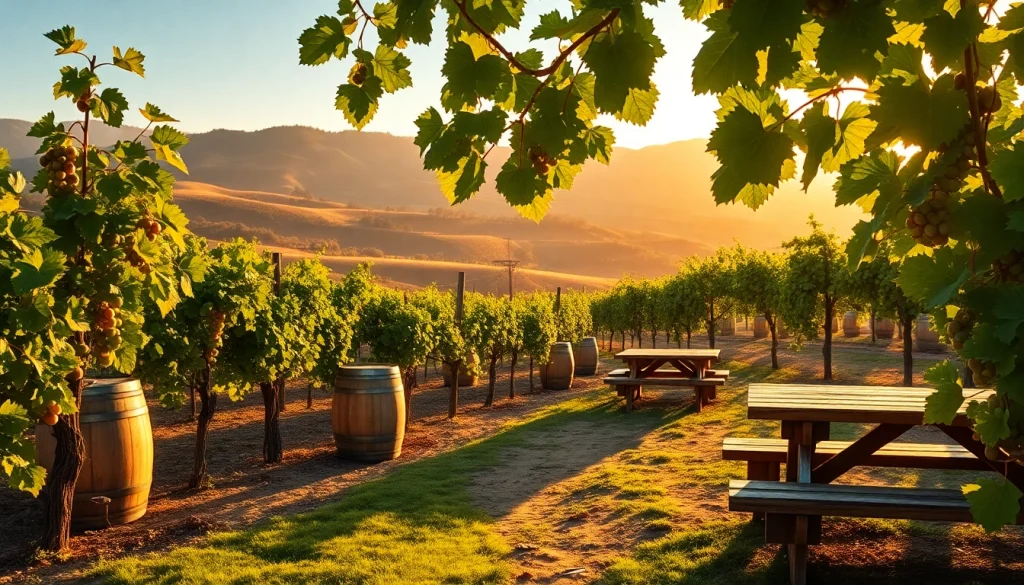 Enjoy beautiful wineries in Clarksburg with scenic vineyard views and inviting outdoor spaces.