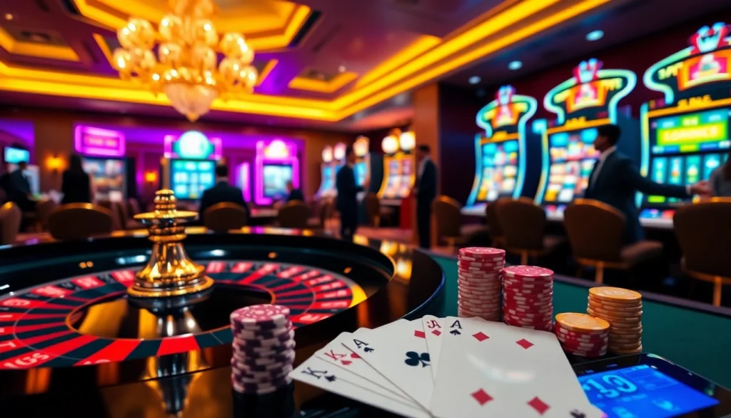 Engage in thrilling gameplay at https://nk888.it.com/ with vibrant roulette and colorful casino chips.