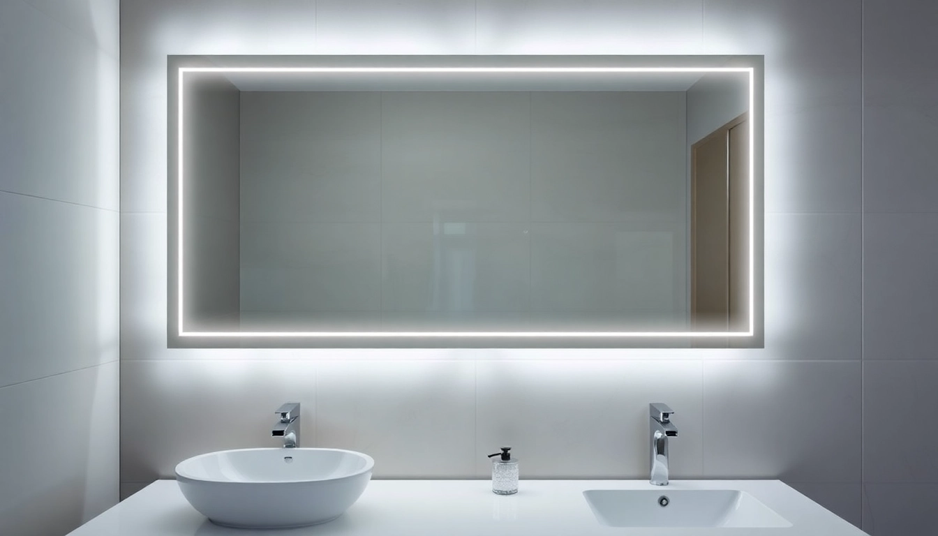 Enhance Your Bathroom Aesthetics with a Stylish Mirror with Lights
