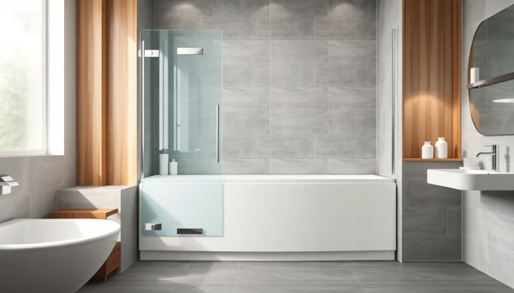 Duschkabine 100x100 mit stylischem Design in modernem Badezimmer.