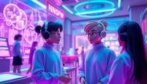 Engaging interaction with NSFW character AI in a vibrant digital landscape