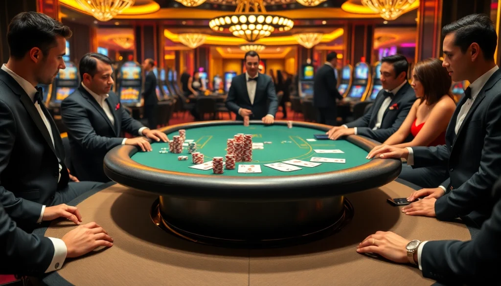 Experience a high-stakes SHBET poker game with vibrant chips and stylish cards.