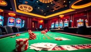 Engaging scene of a lively casino table highlighting hidden wiki connections to strategic gambling.