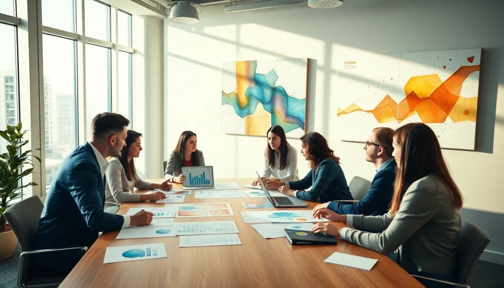Engaged team strategizing in a modern office for Strategy Capture Management.
