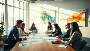 Engaged team strategizing in a modern office for Strategy Capture Management.