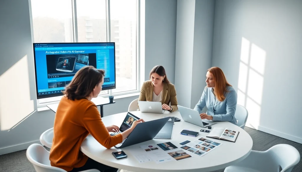 Transform videos with the video to prompt ai generator in a modern workspace.