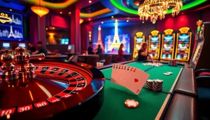 Jouez à des jeux passionnants au casino en ligne France avec des tables vibrantes et des machines à sous palpitantes.